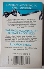 Harlequin/Silhouette Here Come the Grooms Romance Novels – 6 Runaway Brides
