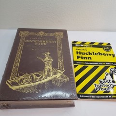 Adventures of Huckleberry Finn Tom Sawyer’s Companion Mark Twain + Cliff Notes