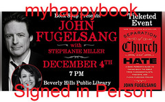 SIGNED Separation of Church and Hate by John Fugelsang, autographed, religion
