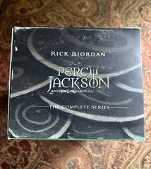 NEW Percy Jackson and the Olympians 5 Book Paperback Boxed Set (w/poster)