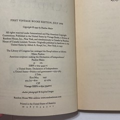 American Scripture By Pauline Maier First Edition 1998 Vintage Book