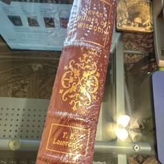 Seven Pillars of Wisdom by T. E. Lawrence Hardcover Leather Bound History WWI
