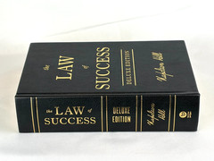 THE LAW OF SUCCESS Deluxe Edition Napoleon Hill Leather Bound Collectible NEW