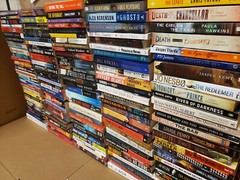 Lot of 10 Mystery Large Trade Paperback Books Suspense Thriller Crime Murder MIX