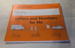 Handwriting Without Tears Letters Numbers Kindergarten Student Homeschool – New