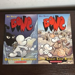 Lot of 10 BONE Graphic Novel Series by Jeff Smith Complete 1-9 & Rose a Prequel