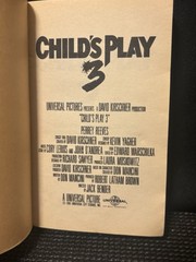 Child’s Play 3 – Matthew J. Costello – Movie Tie-in 1991 paperback 1st Printing