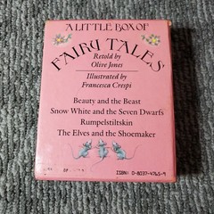 A Little Box of Fairy Tales Olive Jones 1983 Illustrated Dial Books 4 Mini Set