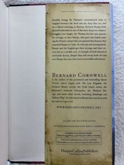 Bernard Cornwell,1356; Sharpe Series Books 3&11: Sharpe’s Fortress;Sharpe’s Fury