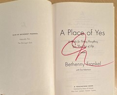 Bethenny Frankel A Place of Yes Hardcover SIGNED Self-Help Motivational Book