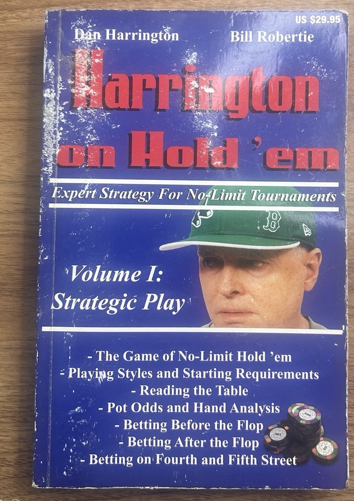 Harrington on Hold ’em Vol 1 Strategic Play by Harrington & Robertie PB
