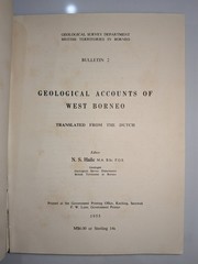 Geological Accounts of West Borneo – Haile – 1955 – Sarawak | Geology Bulletin