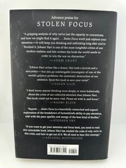 Stolen Focus Johann Hari HC 2022 Why You Can’t Pay Attention Think Deeply