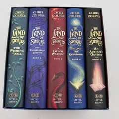Land of Stories Hardcover Gift Set by Chris Colfer (2016, Hardcover) Vol. 1-5