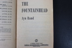 The Fountainhead Ayn Rand 1971 Paperback Novel Objectivism Signet