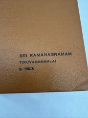 talks with sri ramana maharshi Vol. 1-3 Third Edition 1963 Hardcover