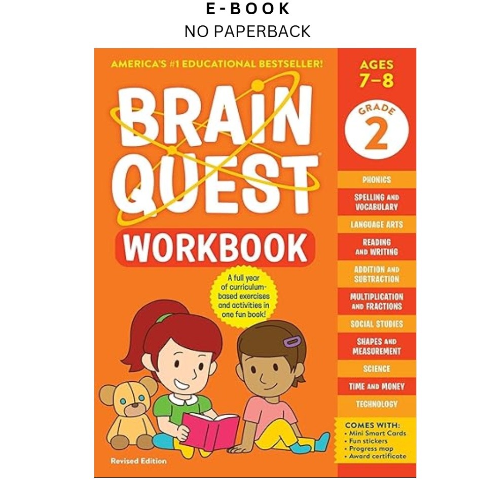 Brain Quest Workbook: 2nd Grade Revised Edition, Workman Publishing 2023