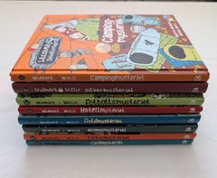 Lasse Maja’s Detective Agency 8 Book Hardcover Lot in Swedish Svenska Widmark