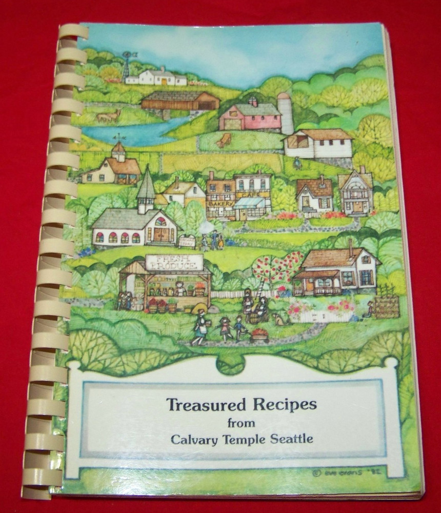 Calvary Temple Seattle Washington Cookbook 1992