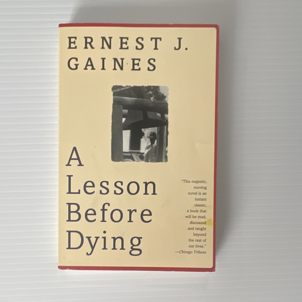 A Lesson Before Dying by Ernest J. Gaines Vintage Books Paperback African Ameri…