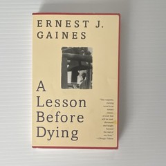 A Lesson Before Dying by Ernest J. Gaines Vintage Books Paperback African Ameri…