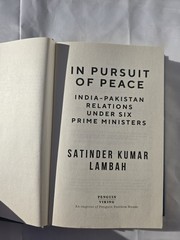 In Pursuit of Peace: India-Pakistan Relations Under Six Prime Ministers HC