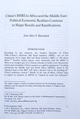 China’s Maritime Silk Road Initiative Africa & the Middle East Signed by Editor