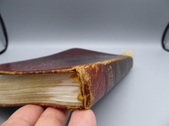 Vintage KJV Holy Bible Cambridge Univ. Press Water Buffalo Calfskin