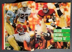 1987 Sport Magazine Lawrence TAYLOR Nebraska CORNHUSKERS Mike TYSON No Label
