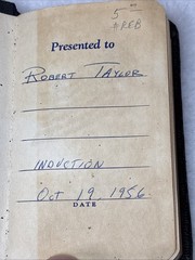 Vintage Pocket Bible 1954 Testament Psalms Proverbs Gideons National Bible Press