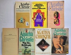 LOT 48 Agatha Christie Paperback Books Hercule Poirot Mystery PB VINTAGE