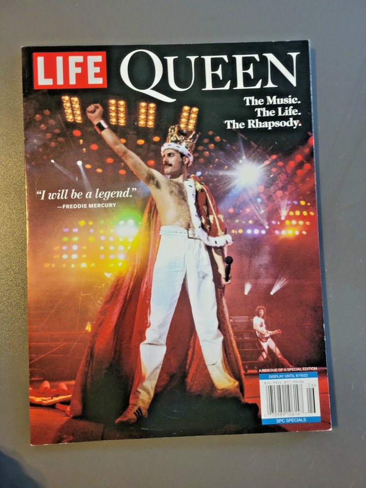 QUEEN Magazine by LIFE – Choice of 2 Covers – Band or Freddie Mercury – Rhapsody