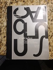 Calculus by Frank Wang, Diana Harvey and John H. Saxon & Solutions Manual 1st Ed