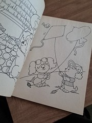 Vintage Golden Mattel 1984 Poochie Coloring Book 32 Double Sided Pages