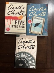 Lot 25 Agatha Christie Trade Paperbacks William Morrow Reprints Hercule Poirot