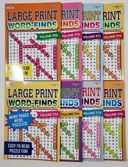 Large Print Word-Finds Puzzle Books Kappa Games,Search,Hunt~ Pick up to 30 Vols