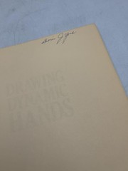 Vintage Drawing Dynamic Hands Burne Hogarth Hardcover Orange 1st 1977 DJ