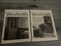 VINTAGE LOT OF 15 ISSUES WOODSMITH NOTES FROM THE SHOP WOODWORKING #61-75