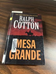 Mesa Grande Ralph Cotton 2015 Large Print Western Thorndike Press