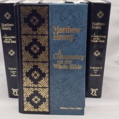 Matthew Henry’s Commentary On The Whole Bible Vol 1-6 Complete Set Revell Vtg
