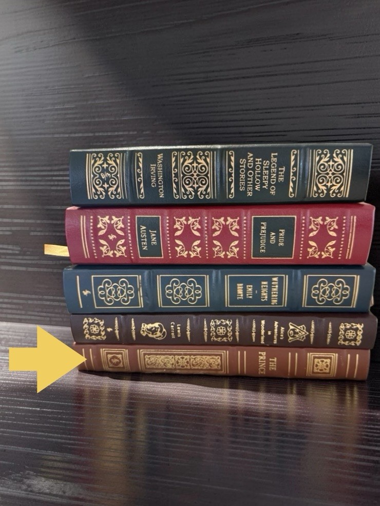 Easton Press The Prince Machiavelli Hardcover Collector’s Edition 1980