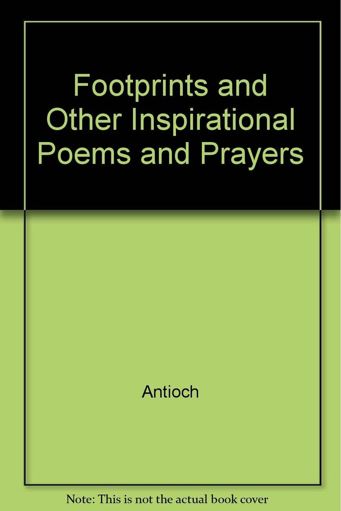 Footprints and Other Inspirational Poems and Prayers – Antioch – Hardcover -…