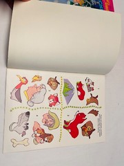 Vintage Disney Sticker Fun Books- Cinderella Fox and the Hound Bambi Set BIN 61