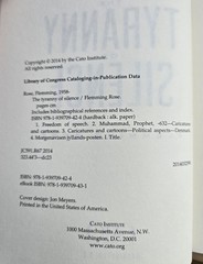 Tyranny of Silence – Flemming Rose – HC/DJ – ©2014 CATO Institute – Mint Cond…