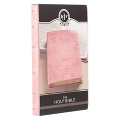 KJV Pink Faux Leather Holy Bible Gift Edition – Blossom Floral, Christmas Gift**
