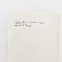 Legacy Myra Hargrave McIlvain PB 2012 Ex Library 172 pages