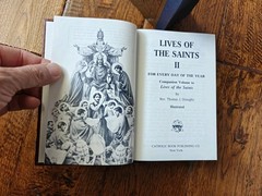 Lives of the Saints 2-Volume Set Illustrated Hardcover Catholic Book Publishing