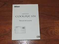 Genuine Nikon Coolpix S51 Instruction Guide Manual 138 pages ⚠️SPANISH ONLY⚠️