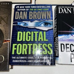 Dan Brown 7 Hardcover Book Lot Robert Langdon Series Set 1-7 HCDJ