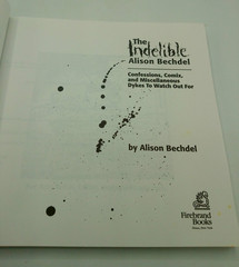 Indelible Alison Bechdel | Alison Bechdel | First Edition | Firebrand | 1998